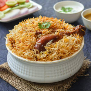 Chicken Briyani With Leg Piece