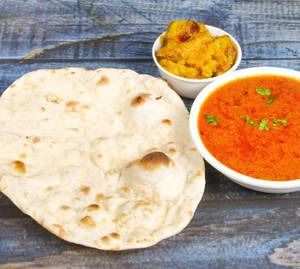 Tandoor Roti (2) + Mutton Rogan Josh ( Single Serve )