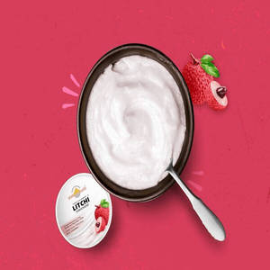 Lychee Shrikhand- 1 Kg