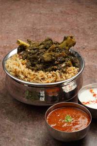 Gongura Mutton Biryani (With Bones)