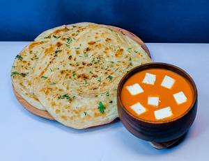 Butter Paneer Masala + Lachha Paratha Combo
