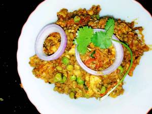 Egg Chicken Tadka