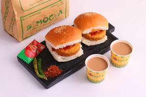 2 Vada Pav + 2 Adrak Chai