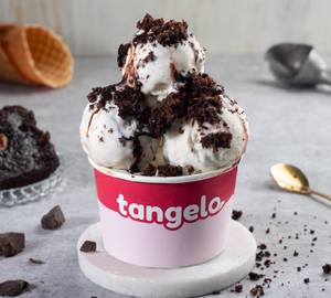 Vanilla Brownie Ice Cream - Dairy [500ml, Serves 6]