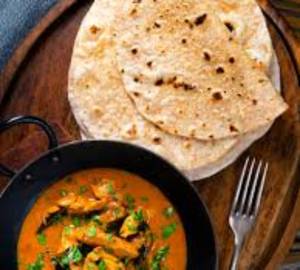 2 Chapati With Chicken Curry [ 250 Ml ]