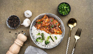 Orange Chicken Rice Bowl