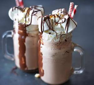 Chocolate milk shake