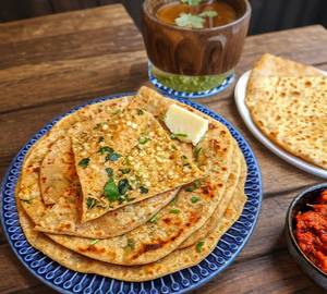 Home Made Paneer Onion Paratha
