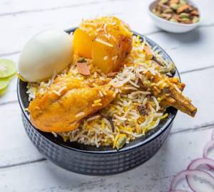 Chicken Biryani with egg