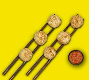Classic Veggie Steamed Momo(8 Pcs)
