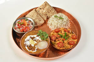 Paneer Bhurji Thali