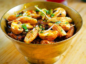 Baby Corn Mushroom Masala