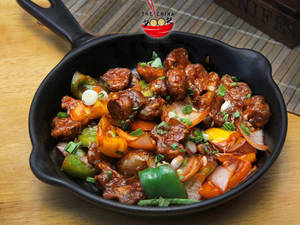 Chilly Mushrooms Dry