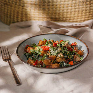 Vegan Kale Caeser Salad