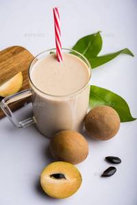 Chikoo Sapota Milkshake