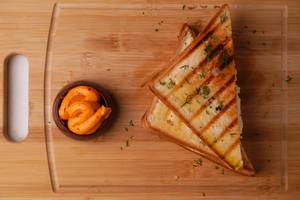Classic Grilled Cheese & Corn Sandwich