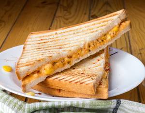 Cheese corn sandwich
