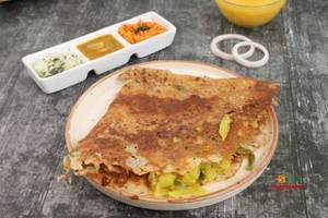 Ghee Onion Rava Masala Dosai