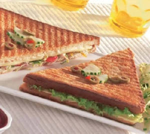 Veg cheese toast sandwich