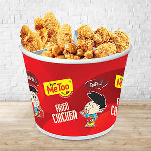 Chicken Trio Bucket (pops-1 Por, Strips-3 Pcs & Wings-4pcs)