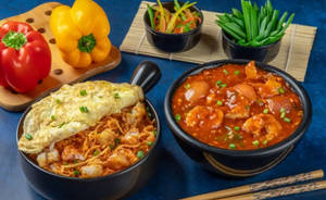 Prawns Triple Schezwan Rice