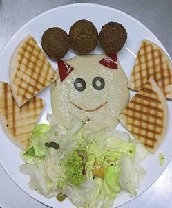 Falafal Hummus Platter