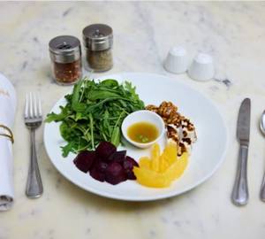 Roasted Beetroot, Feta And Arugula Salad Bowl