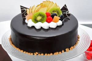 Fruit Chocolate Cake