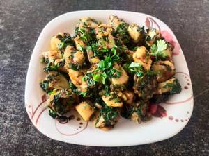 Aloo palak dry