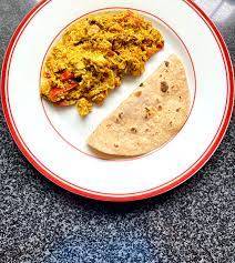 Egg Bhurji [3 Eggs] with 4 Roti