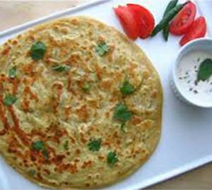 Aloo Mutter Parathas