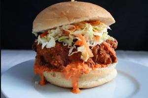 Korean Fried Chicken Burger