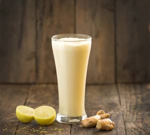 Ginger Lemon Milk Shake