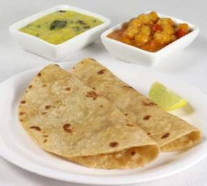 Homemade Size - Chapathi ( 4 Piece)_With Veg Kuruma