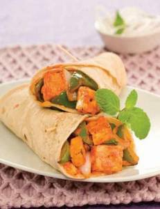 Tandoori Paneer Wrap