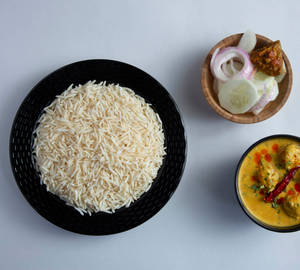 Kadhi Pakoda Rice