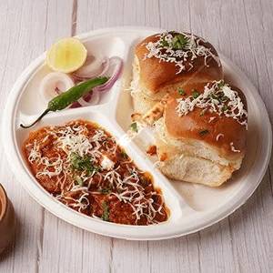 Cheese pav bhaji