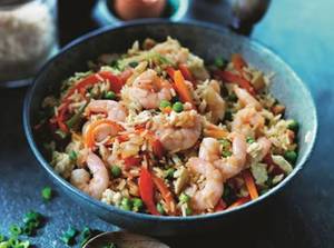 Mixed Fried Rice Chi,Prawns
