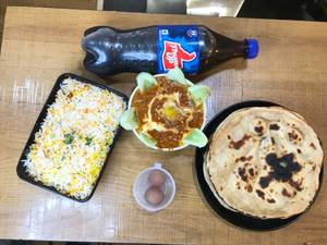Paneer Butter Masala+thums Up [500 Ml]+veg Biryani+2 Gulab Jamun+4 Butter Roti