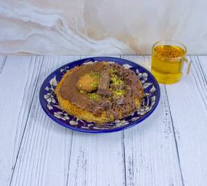 Biscofff and kitkat Kunafa