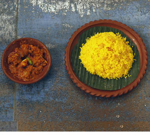 Basmati Pulao + Mutton Kosha (6 Pieces)