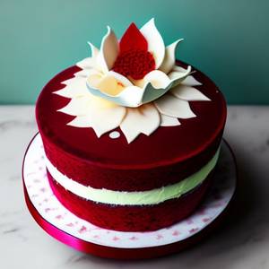 1 Pound Red Velvet Cake Fruit Mix