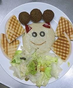 Falafel Hummus Platter