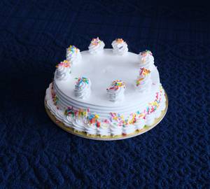 Eggless Vanilla Cake