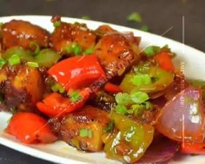 Veg chilli paneer gravy                                                                