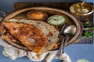 Rava Coconut Masala Dosa