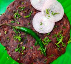 Homemade Size - Millet Grain Ragi(kelvaragu) Adai With Onion ( 2 Piece)