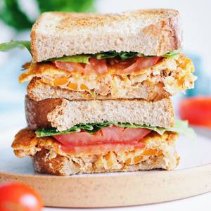 Tomato Omelette Sandwich  