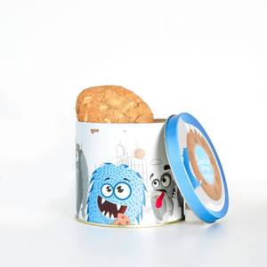 Assorted Cookie Treat Tin Box of 6 Cookies