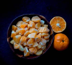 Diced Orange Bowl - Indian